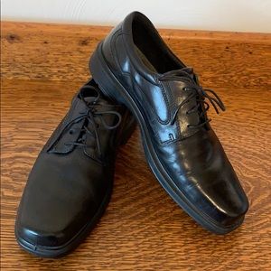 Ecco Black Leather Lightweight  Shoe 10-10.5 (44)
